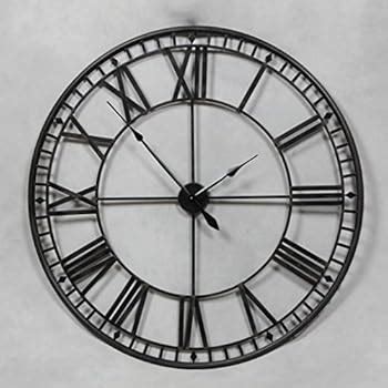 large black wall clock 80cm.